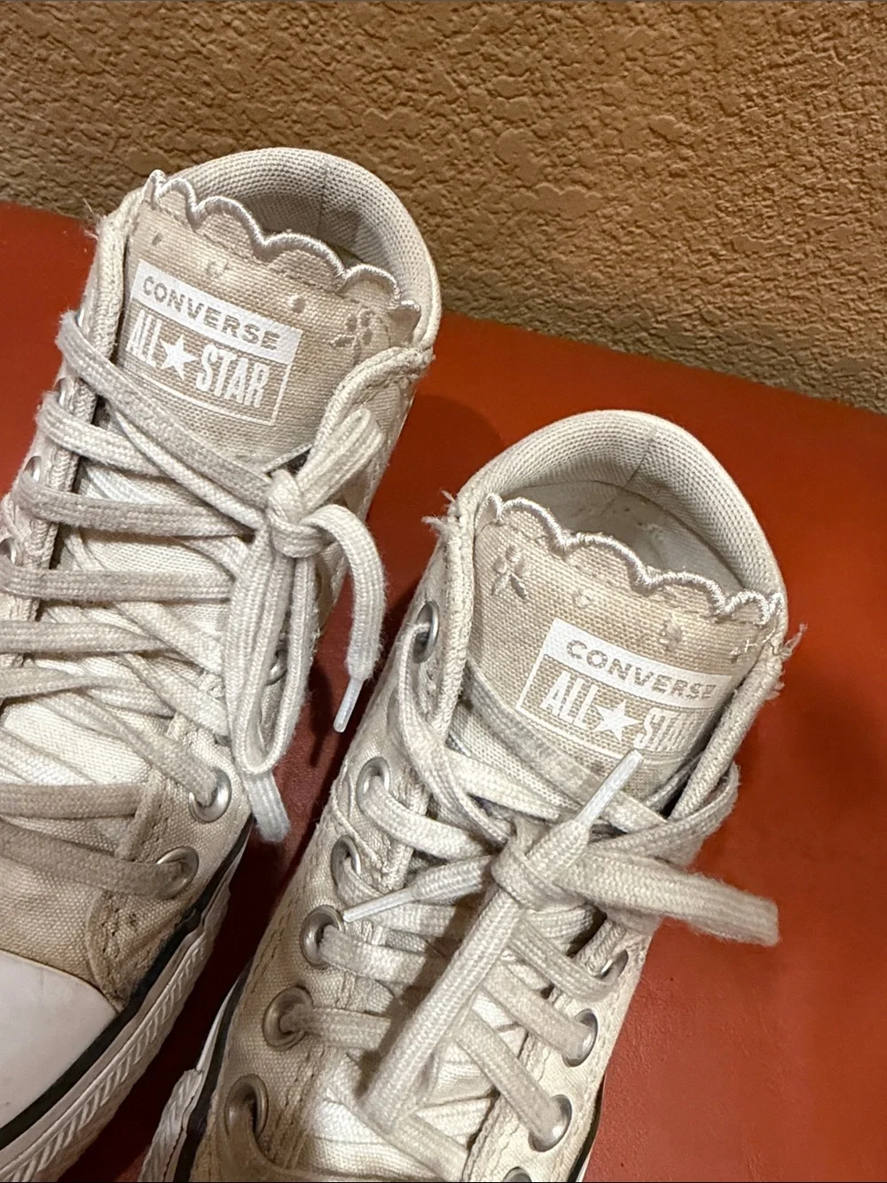Converse Kids' Cream High-Top Sneakers